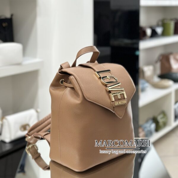 Zaino logo lettering Cammello - immagine 2