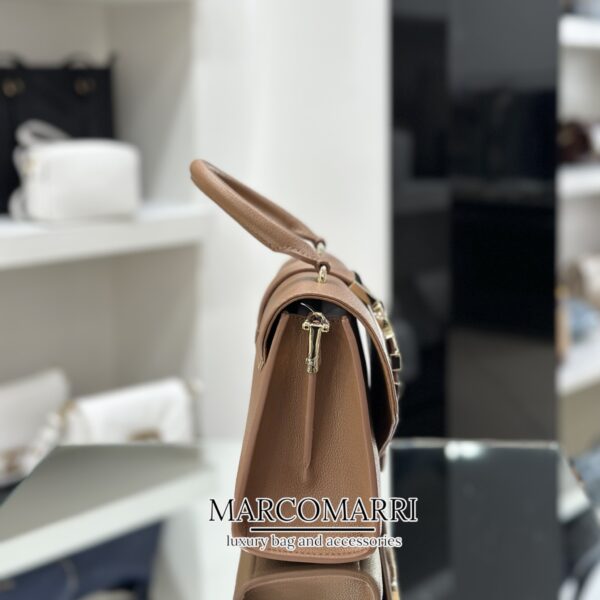 Hand Bag logo lettering Cammello - immagine 3