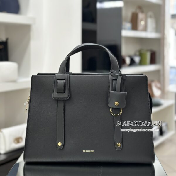 Borbonese Bauletto large black