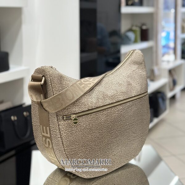 Luna Bag Media - Borbonese Beige - immagine 3