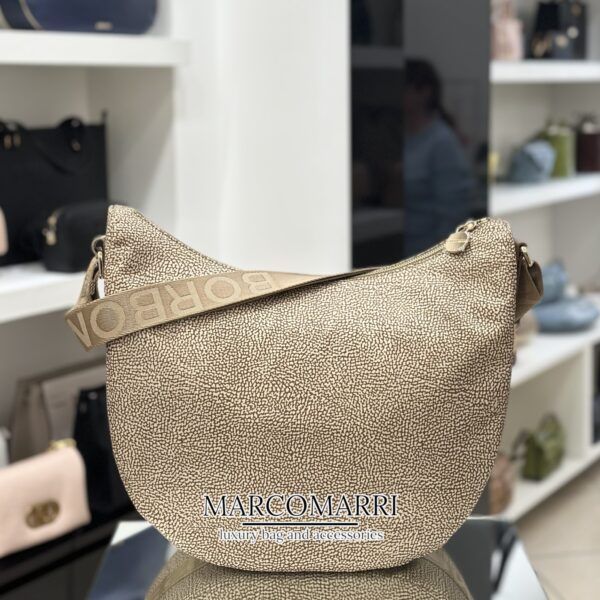 Luna Bag Media - Borbonese Beige - immagine 5