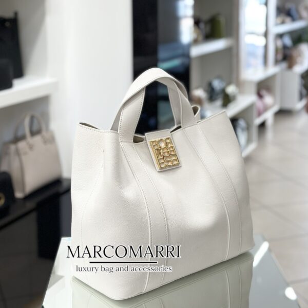 Hand Bag nueve medium white - immagine 6