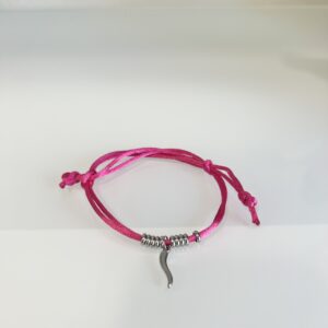 Bracciale/Cavigliera Corda Fuxia Cornetto