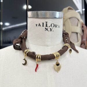 Collana Bandana Ibiza testa di moro