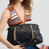 Tote bag media black matelassé - immagine 6