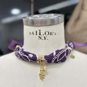 Collana Bandana Ibiza Viola