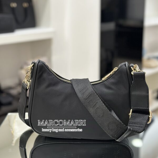 Borsa hobo small in nylon black - immagine 4