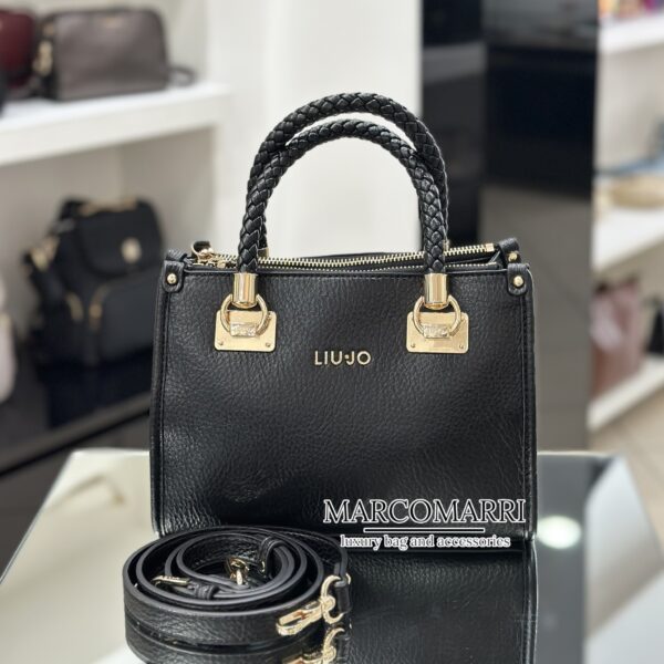 Hand bag small Manhattan black - immagine 4