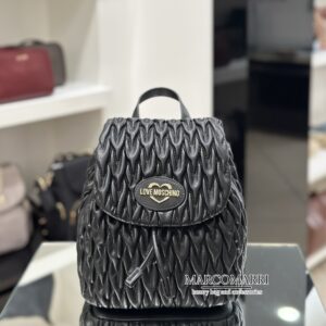 Zaino small plissè black