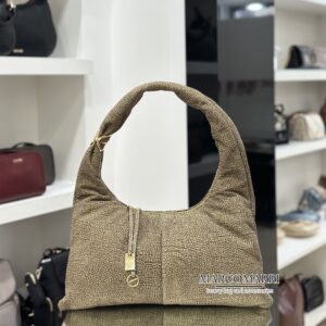 Hobo Bag in Camoscio Op Large