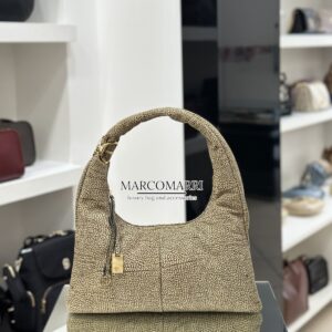 Hobo Bag in Camoscio Op Media