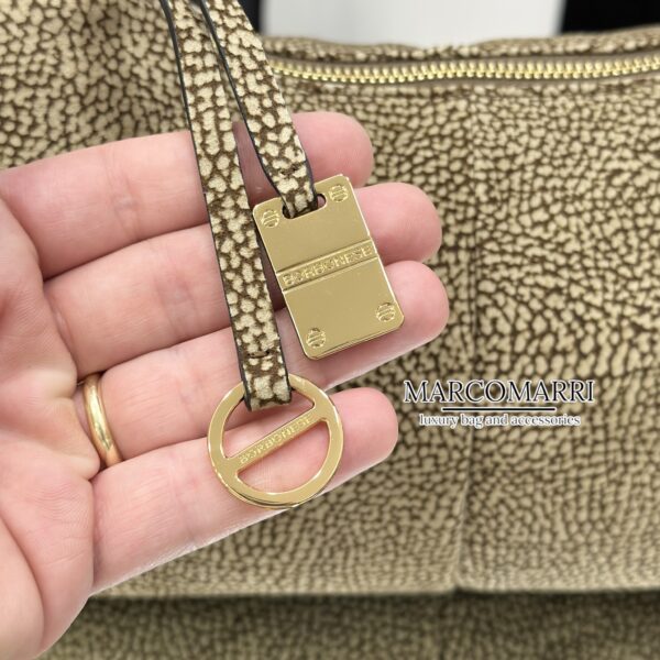 Hobo Bag in Camoscio Op Large - immagine 5