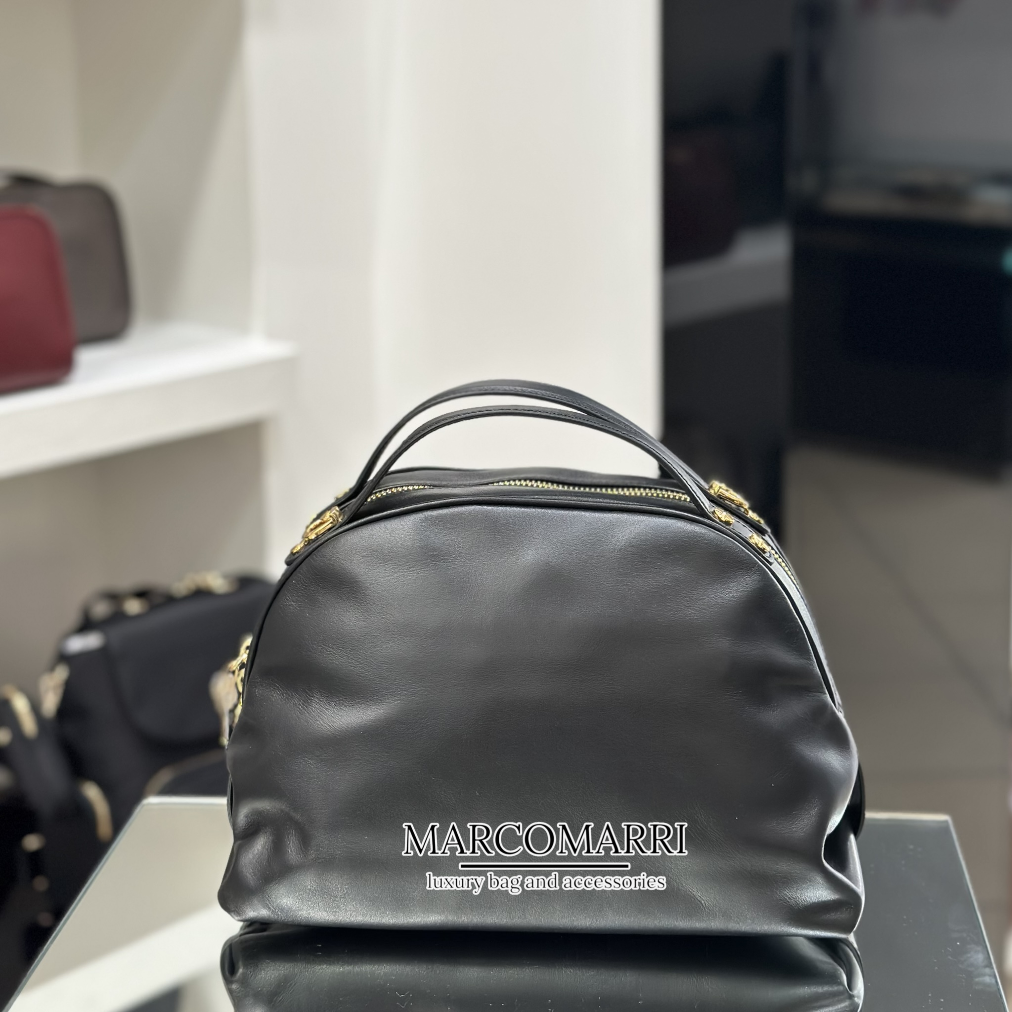 Borbonese Sexy Bag Small Black - immagine 2