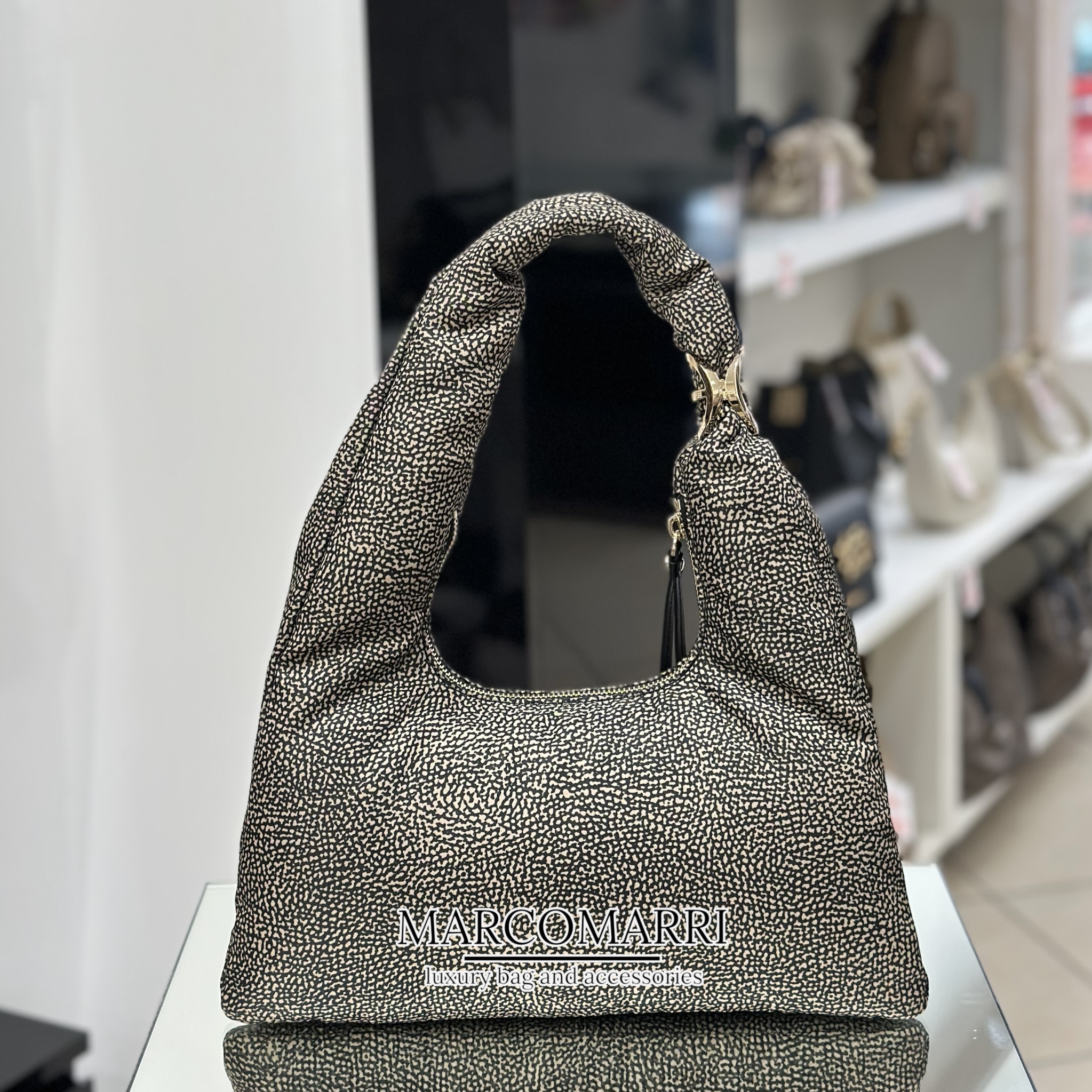 Borbonese Twinnie Hobo Medium Op - immagine 3