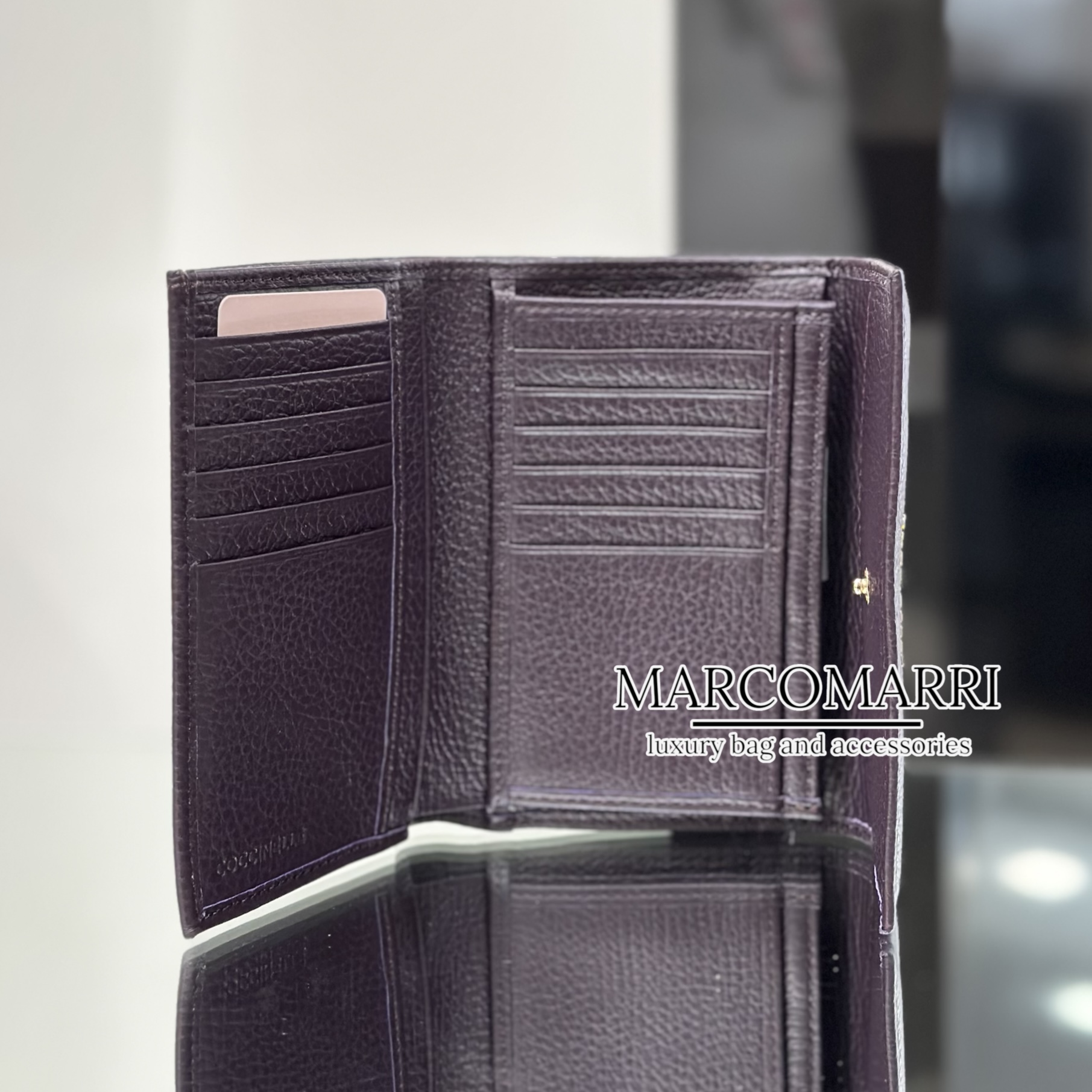 Portafoglio Medio Soft Prugna - immagine 3