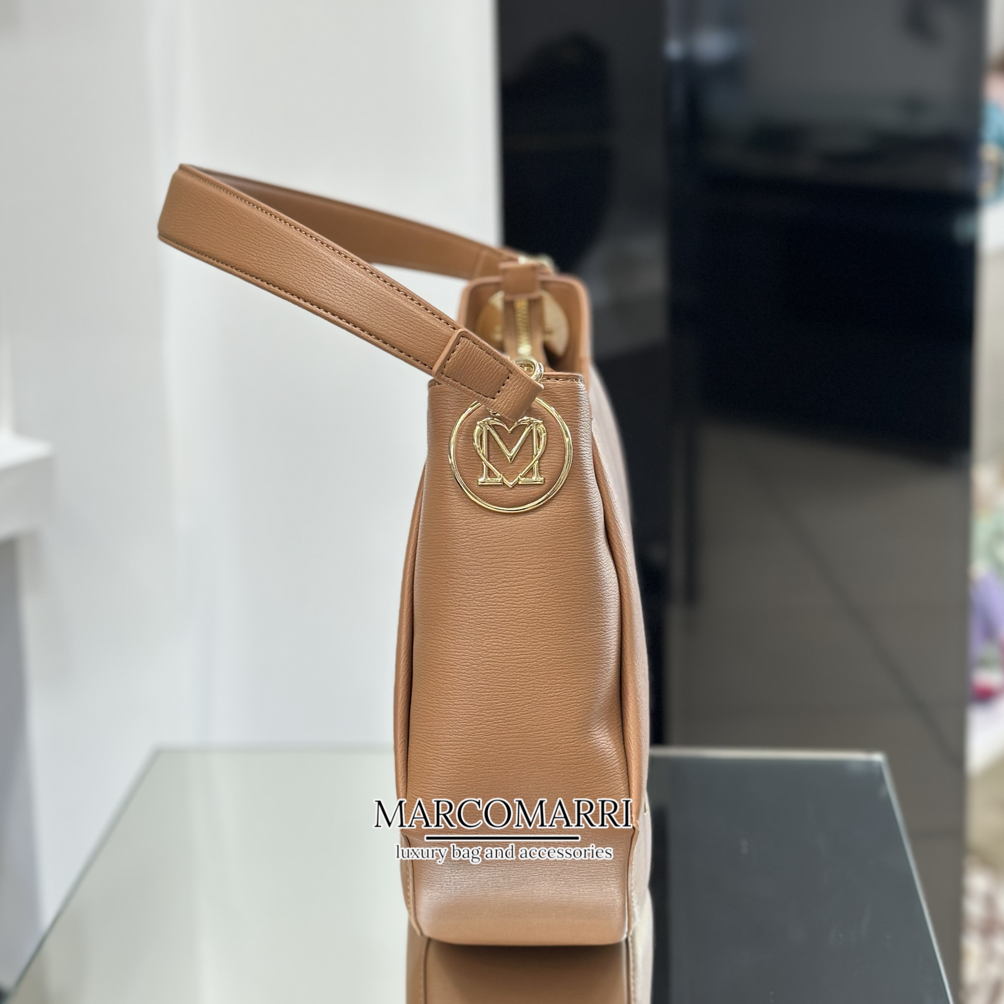 Love Moschino Hobo bag basic cuoio - immagine 2