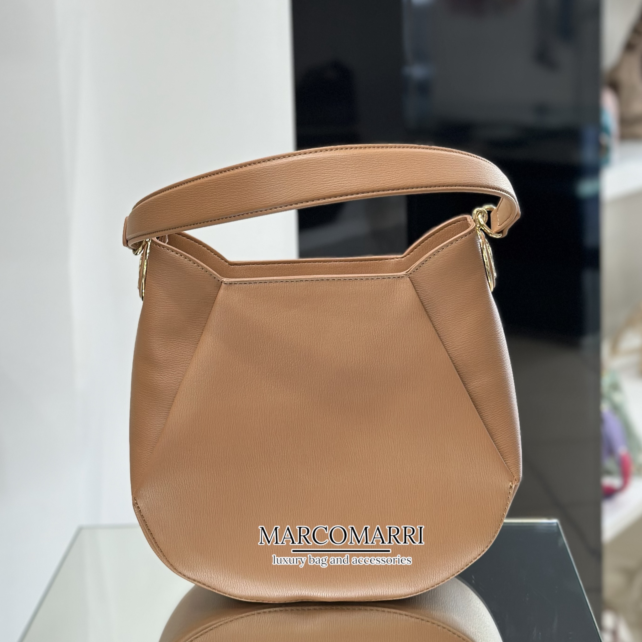 Love Moschino Hobo bag basic cuoio - immagine 5