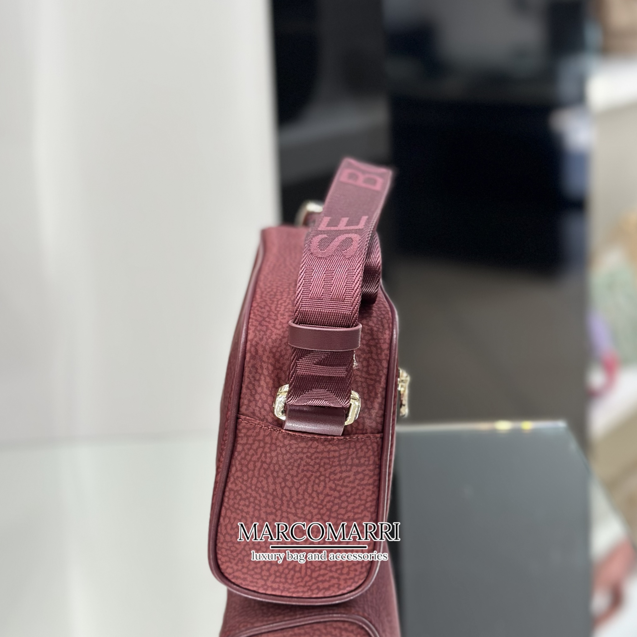 Borbonese Camera case Merlot - immagine 4