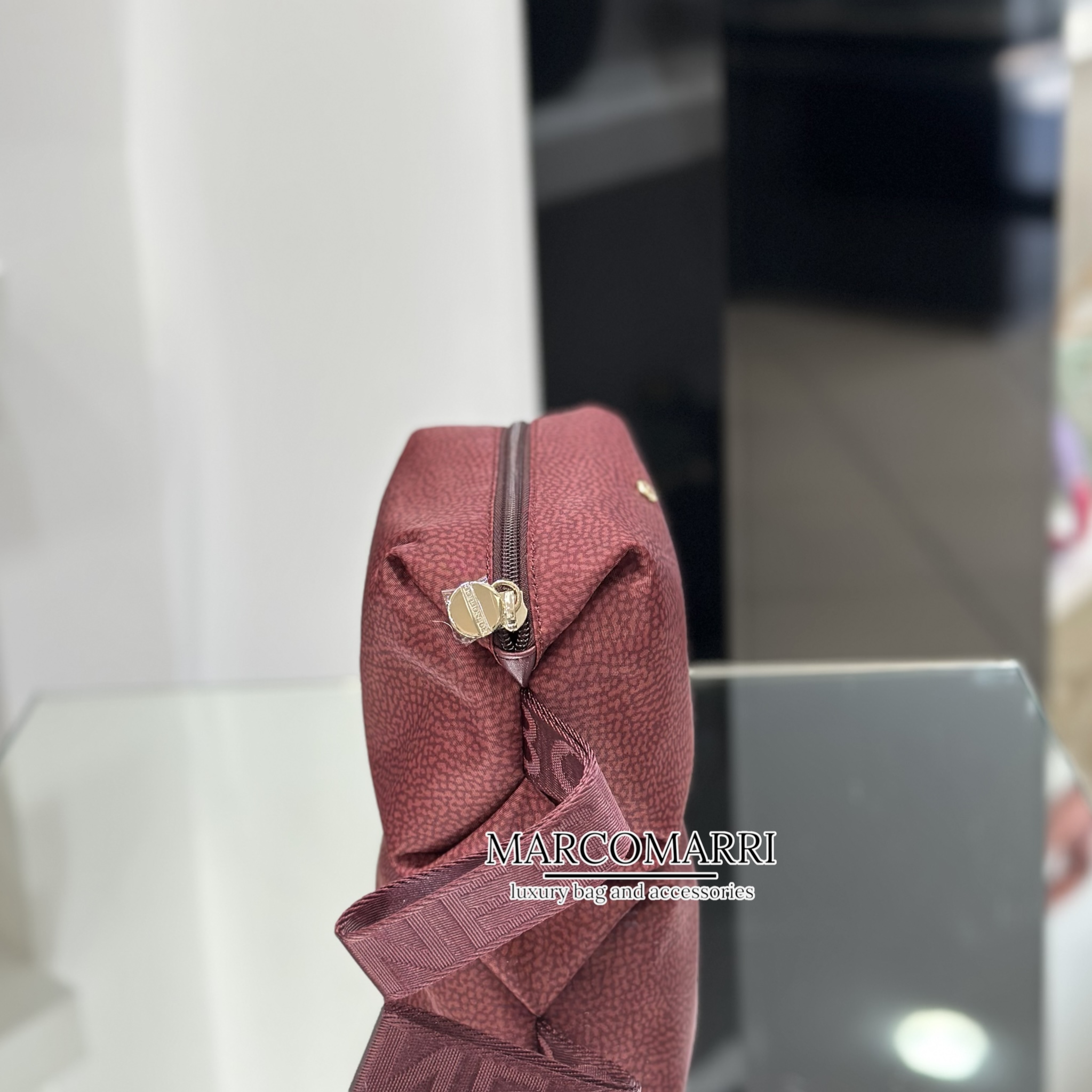 Borbonese Cosmetic case Merlot - immagine 4