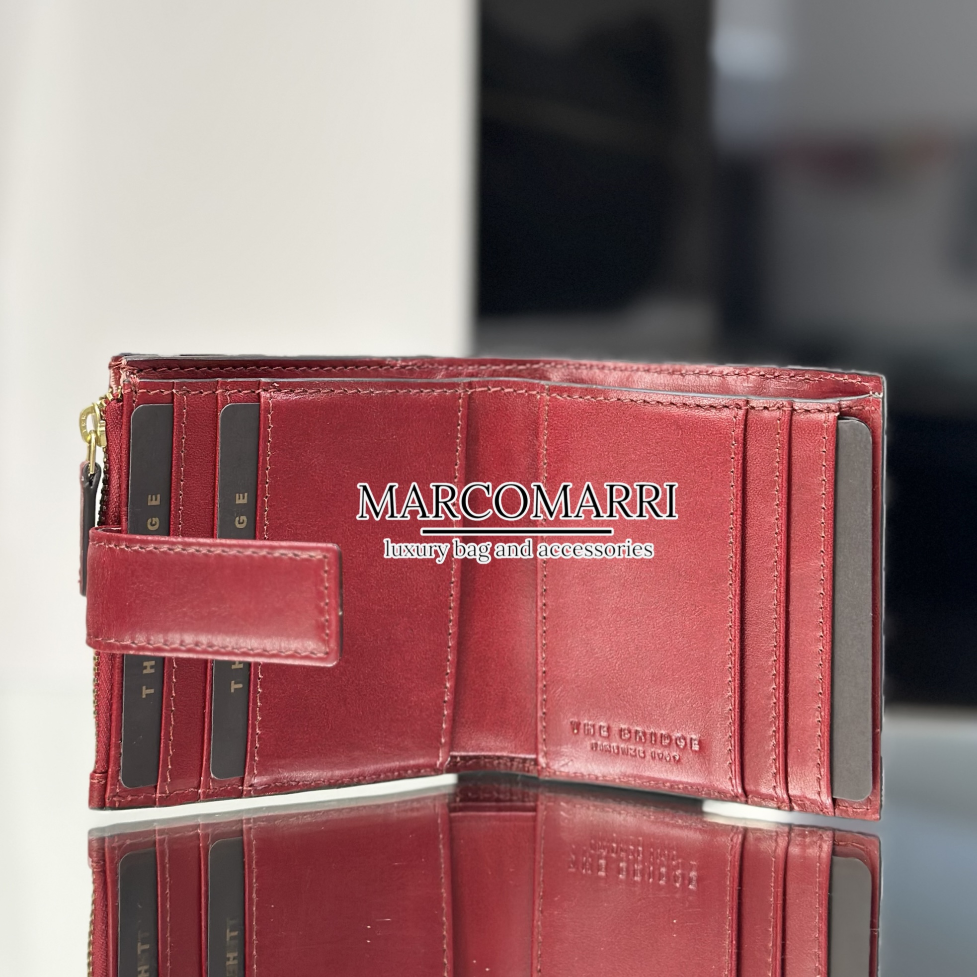 The Bridge Portafoglio small Lucrezia red - immagine 2