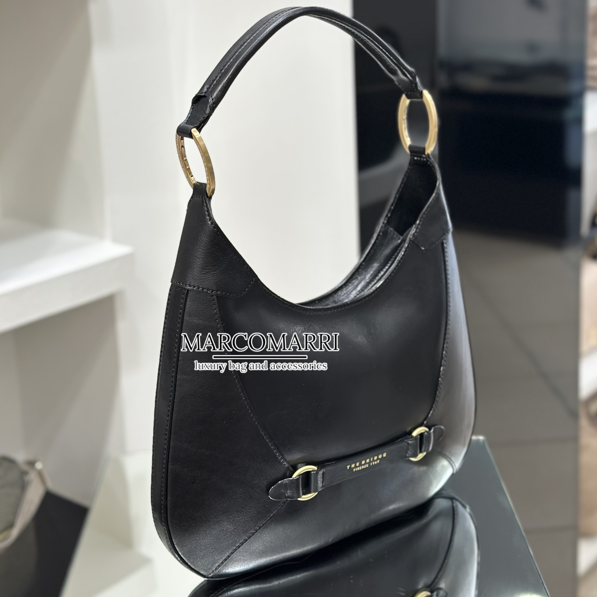 The Bridge Hobo bag black - immagine 4