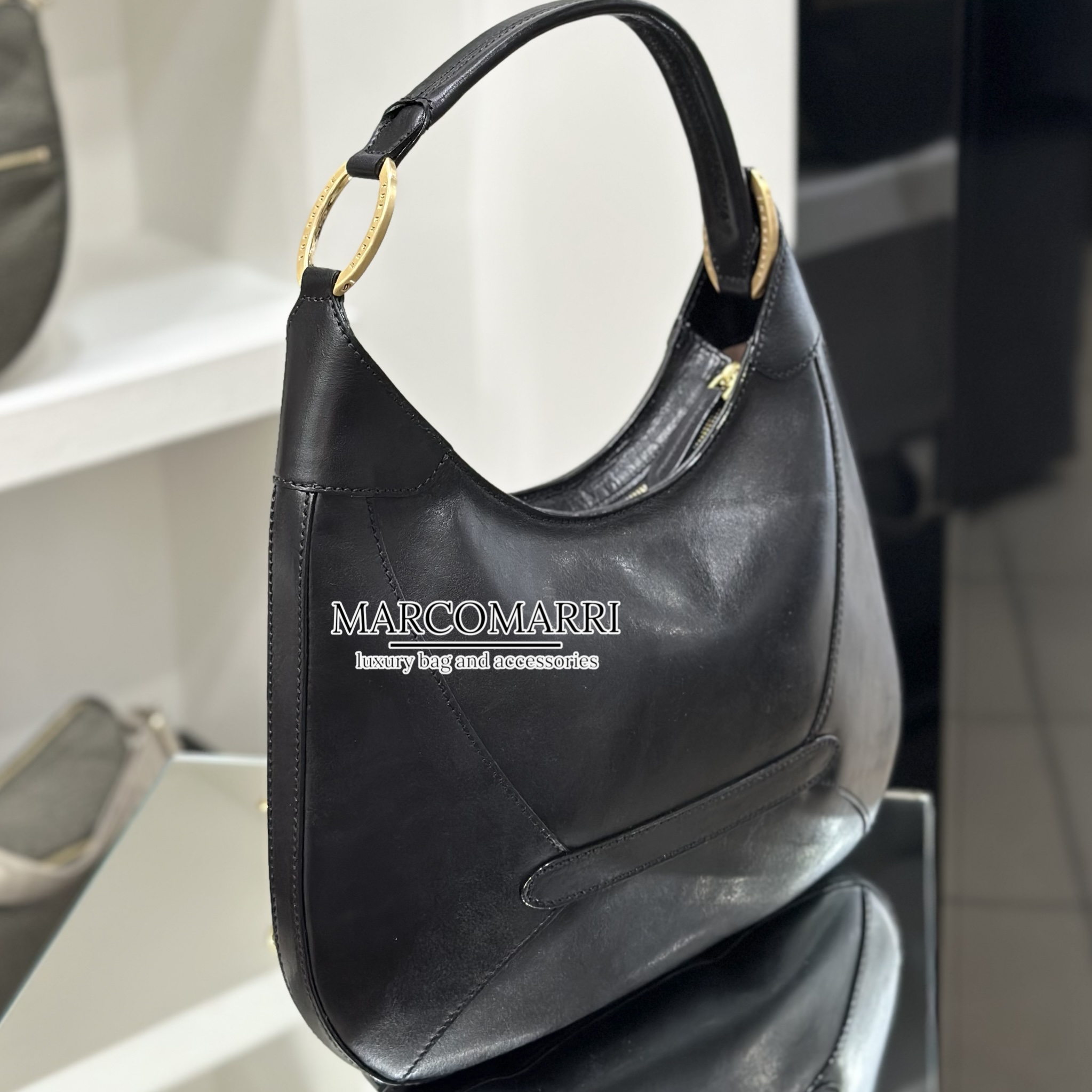 The Bridge Hobo bag black - immagine 5