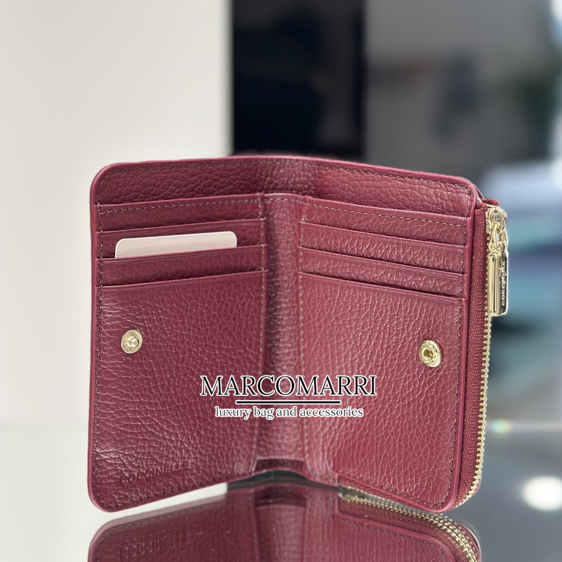 Coccinelle Portafoglio small Soft Ribes - immagine 3