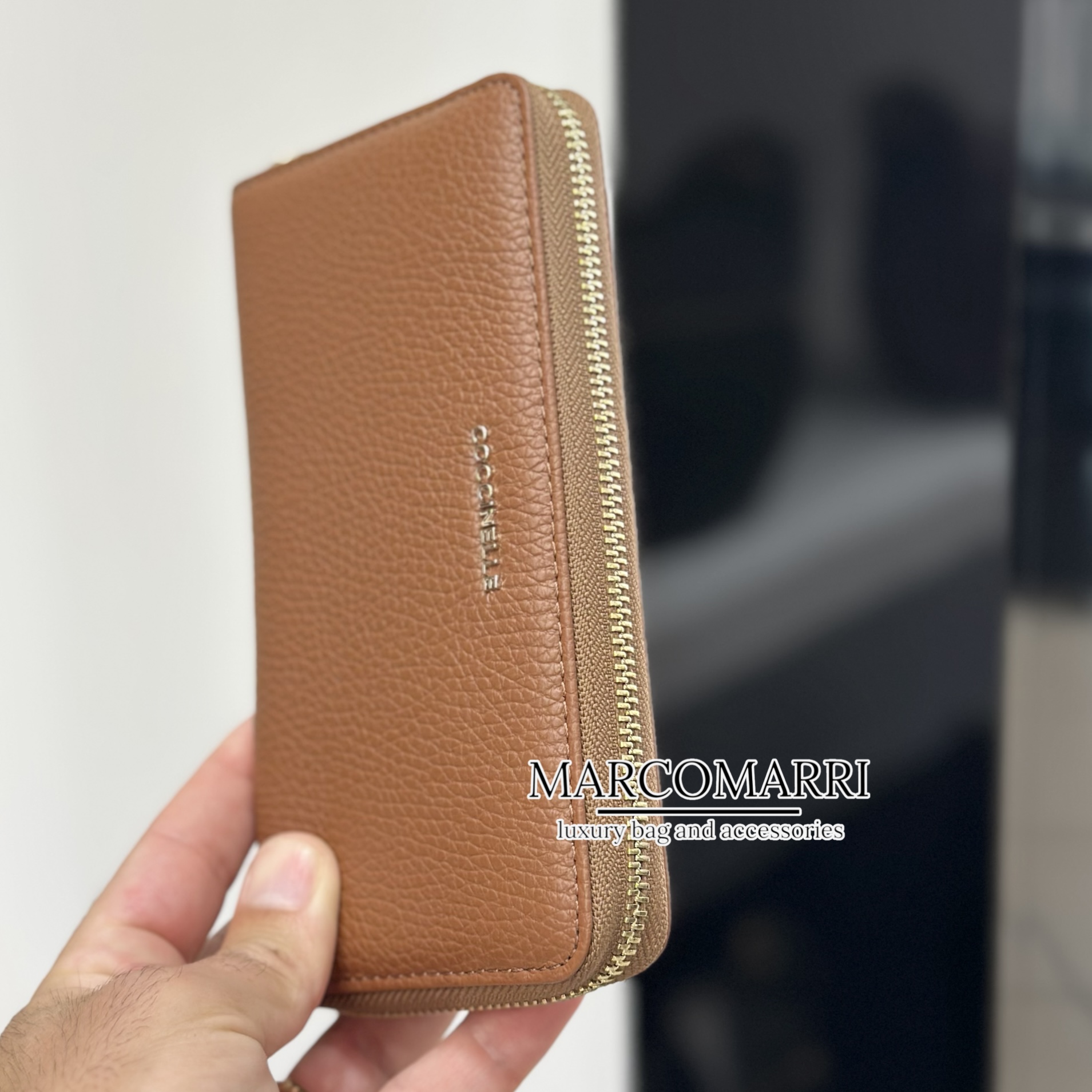 Portafoglio zip Soft Cuoio - immagine 3