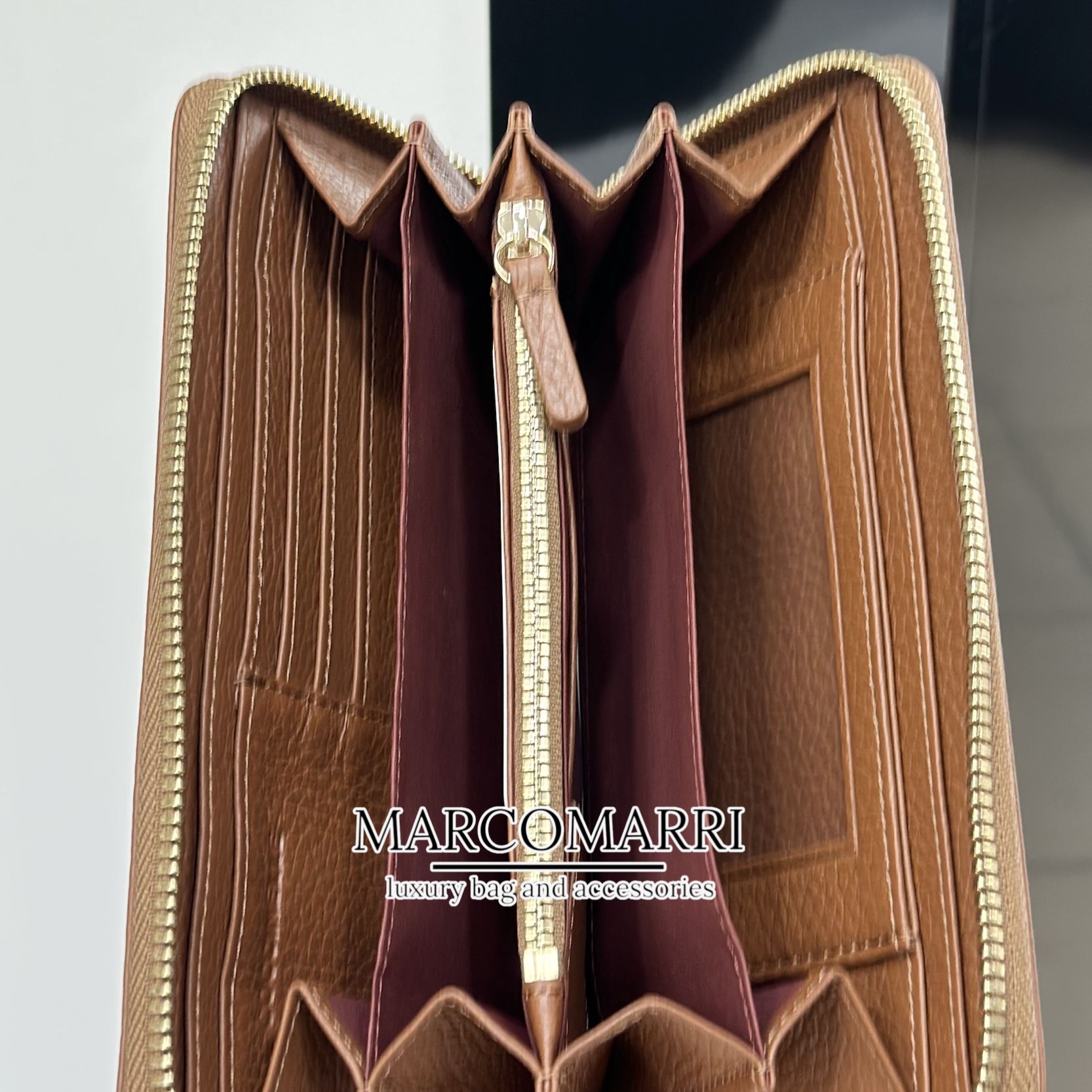 Portafoglio zip Soft Cuoio - immagine 5