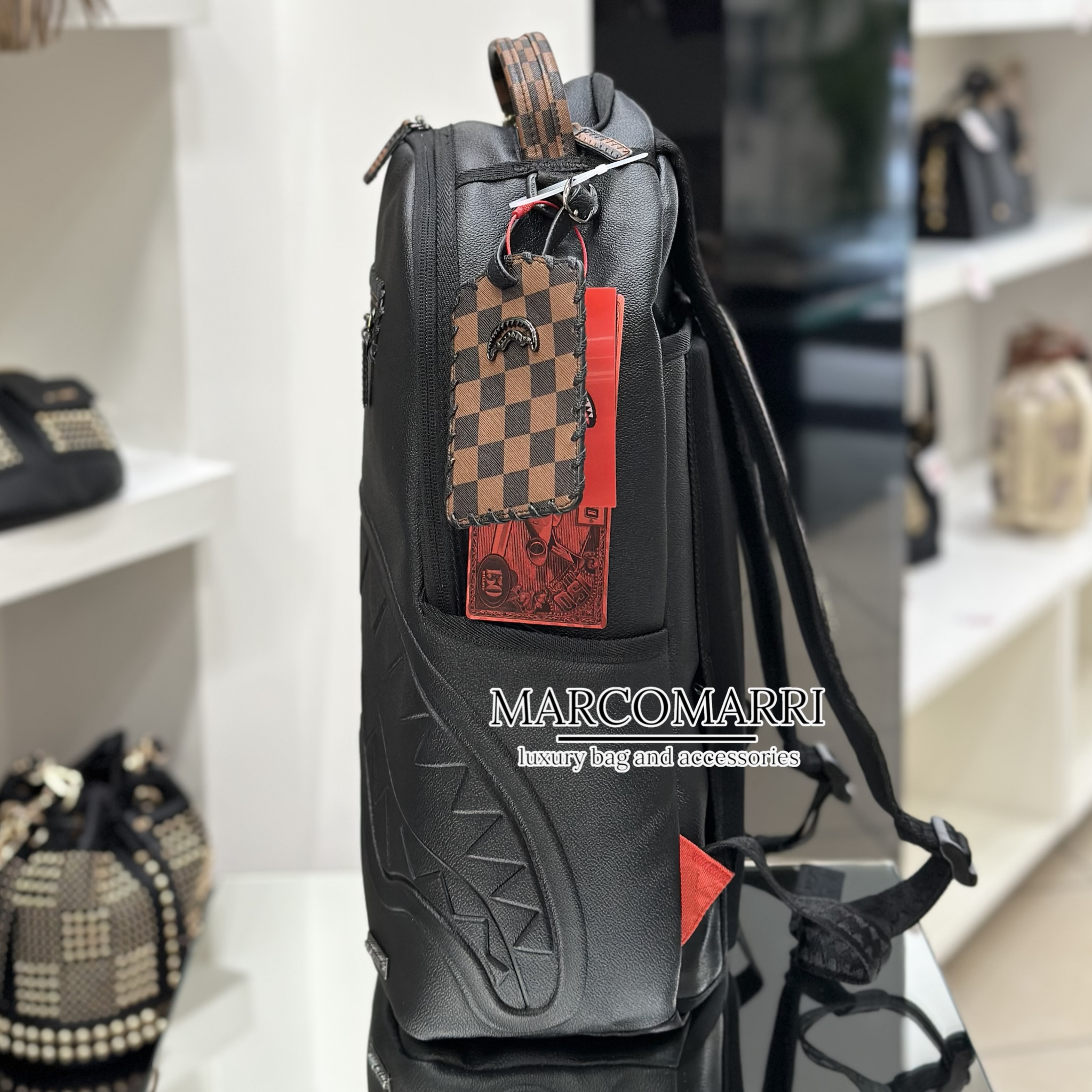 Sprayground Zaino Dose of Check Deus - immagine 5