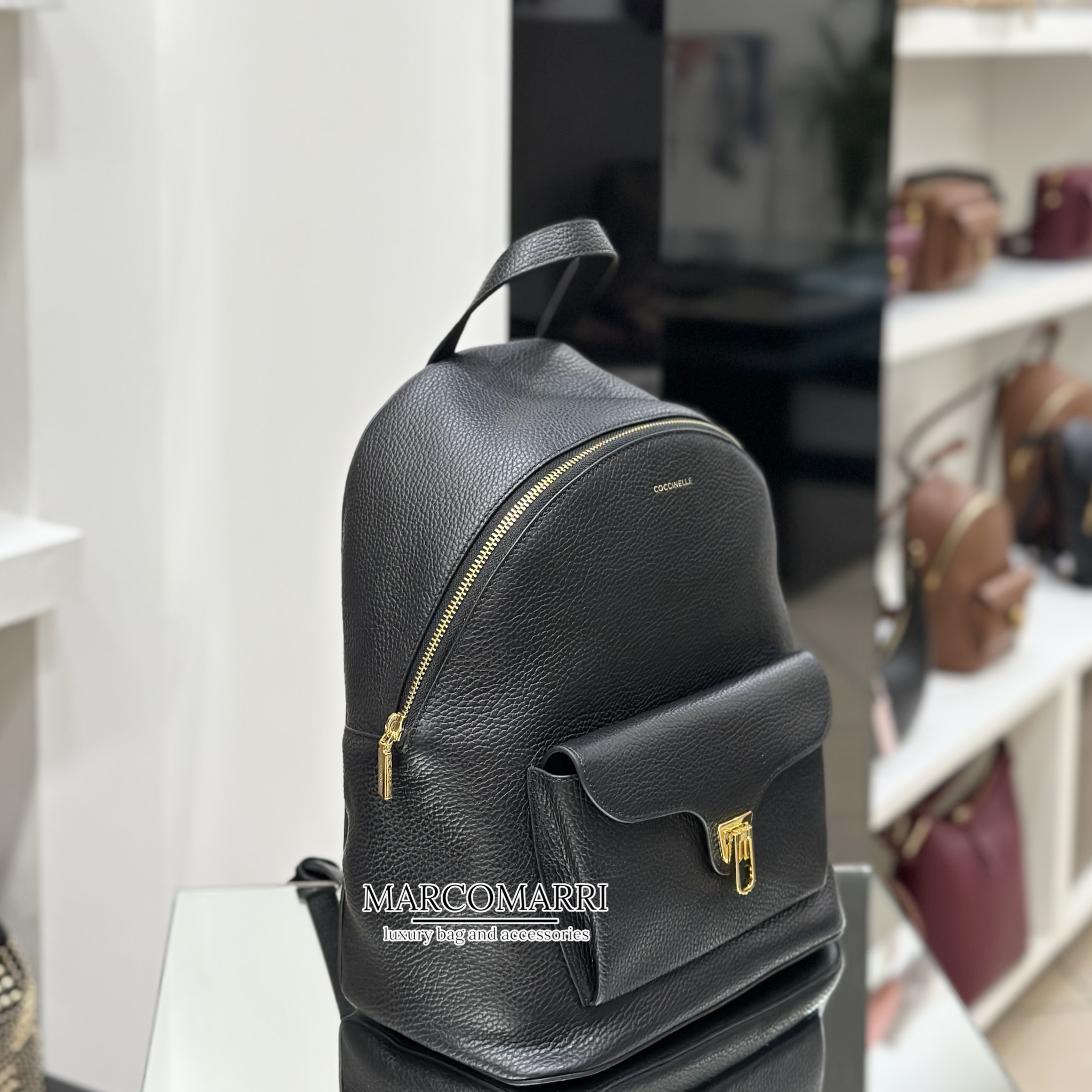 Coccinelle Zaino Beat Large Black - immagine 3