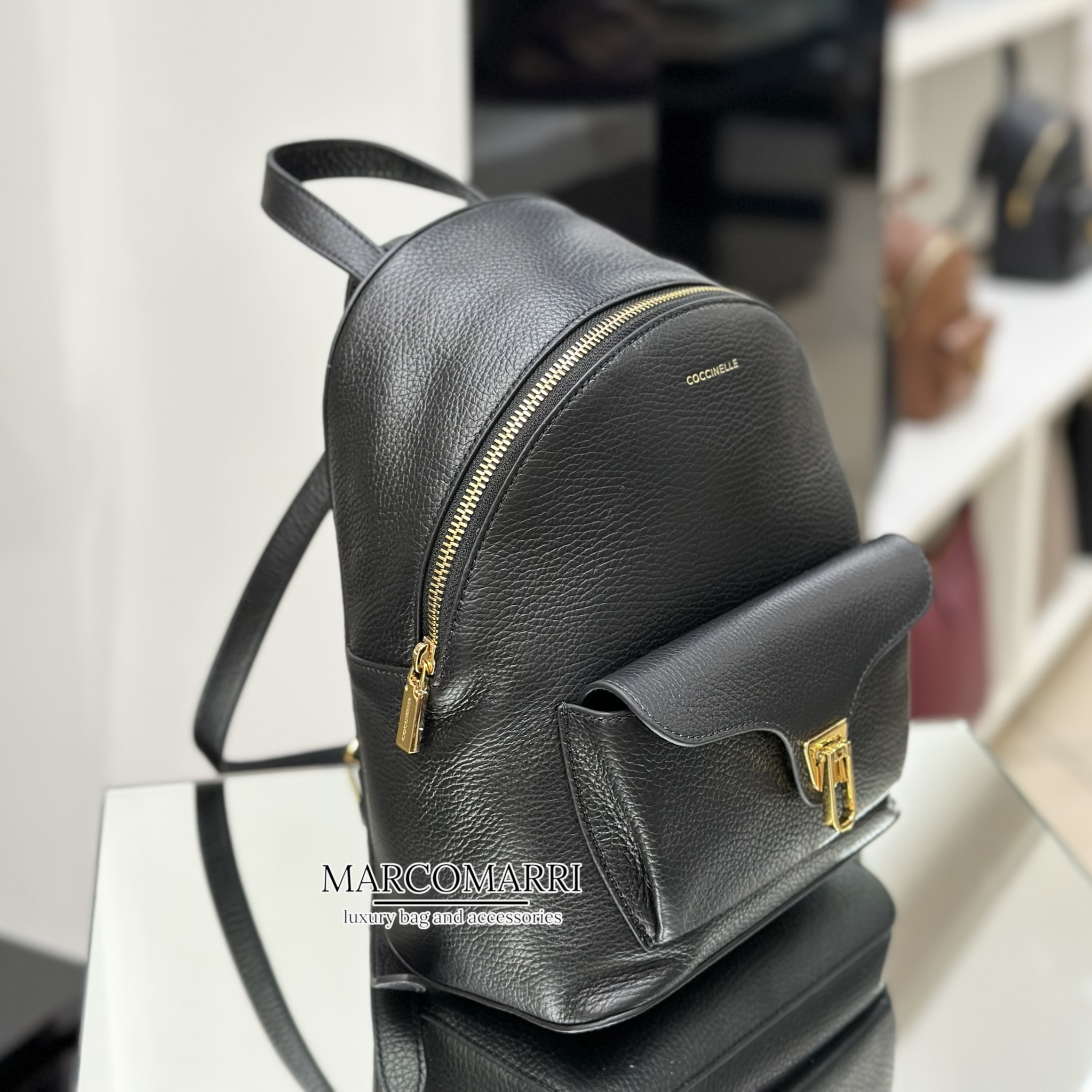 Coccinelle Zaino Beat Small Black - immagine 4