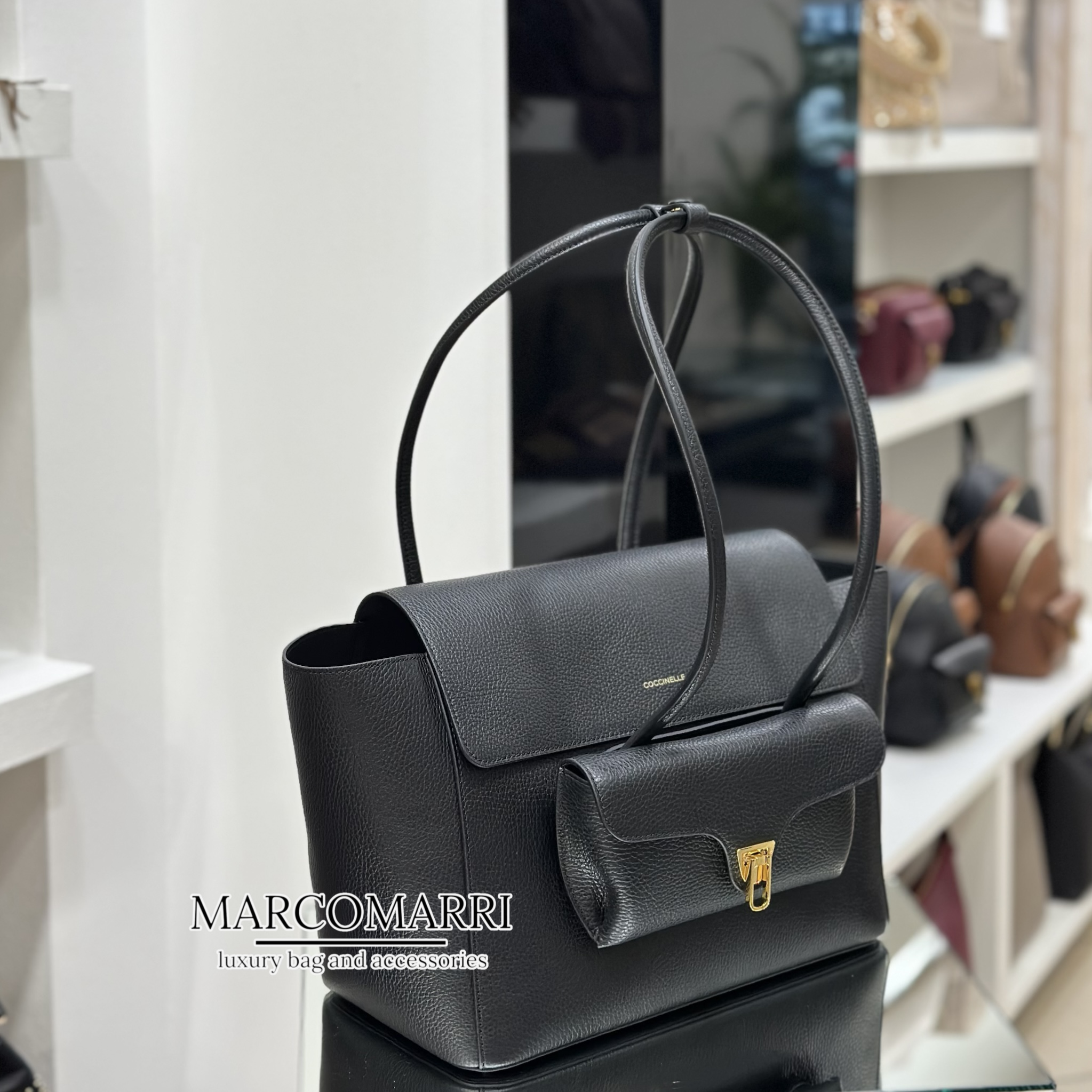 Shopping bag beat large black - immagine 4