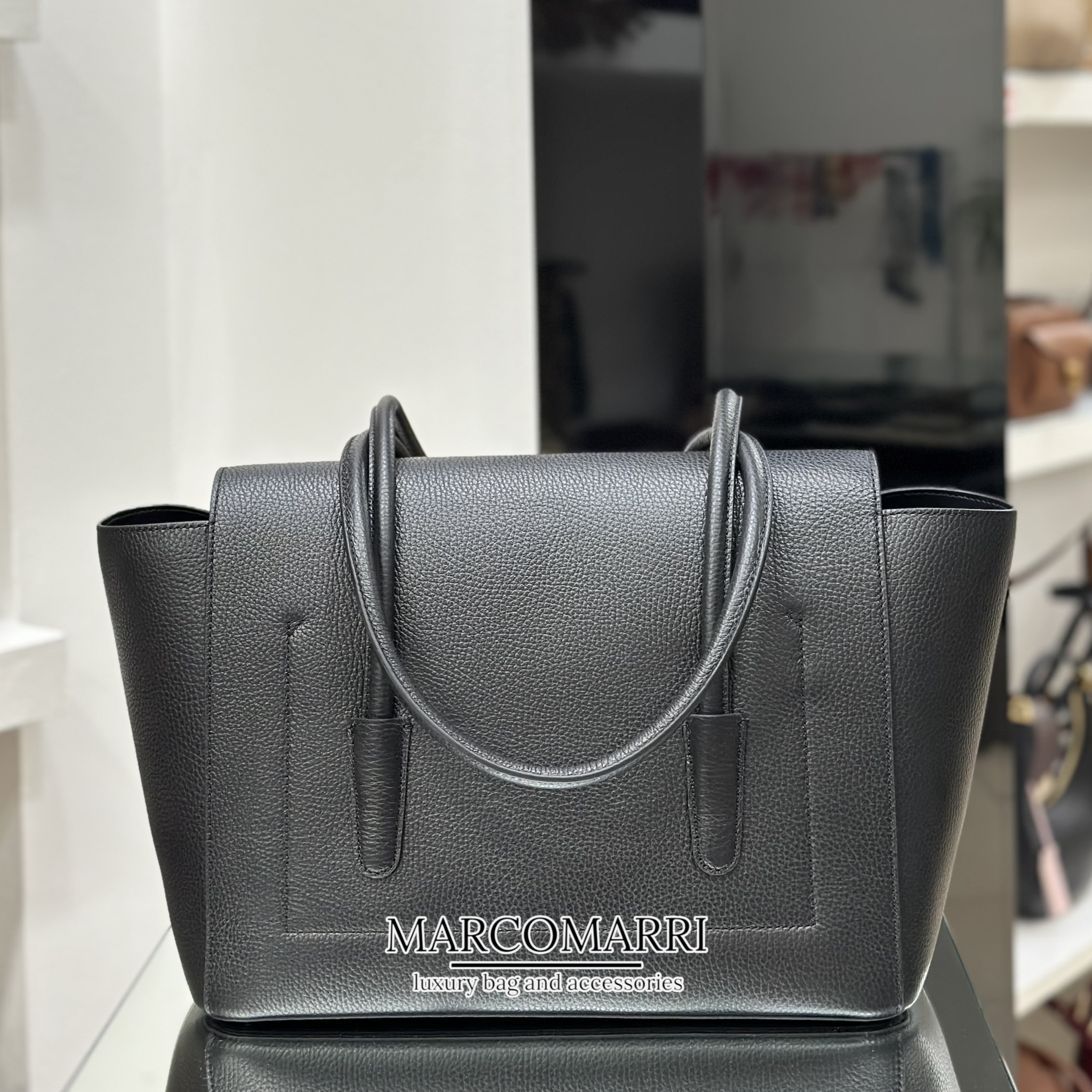 Shopping bag beat large black - immagine 7