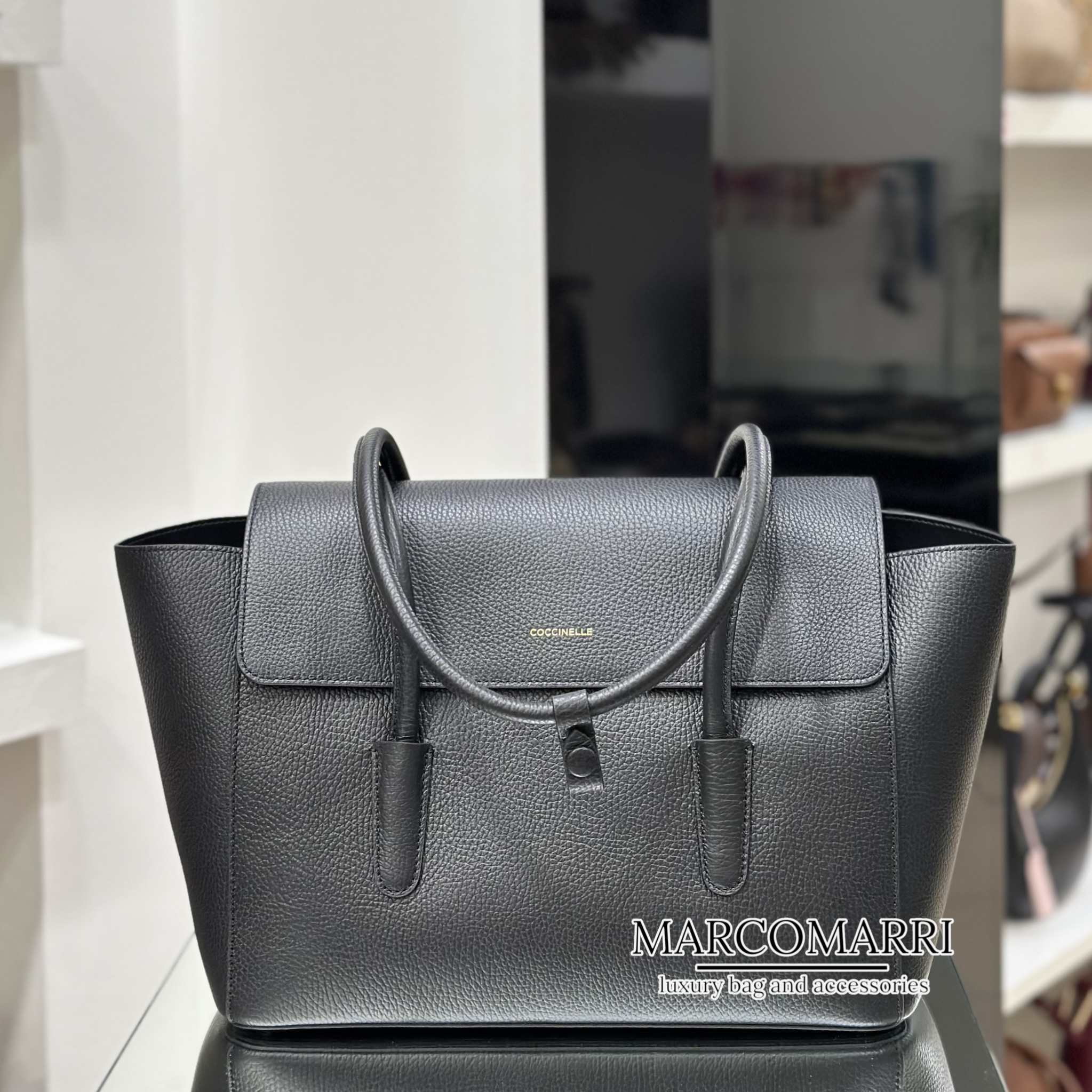 Shopping bag beat large black - immagine 5