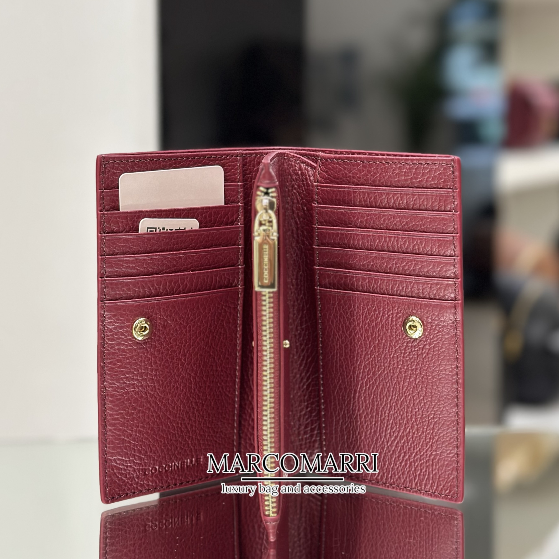 Portafoglio Medio soft 3 scomparti ribes - immagine 2