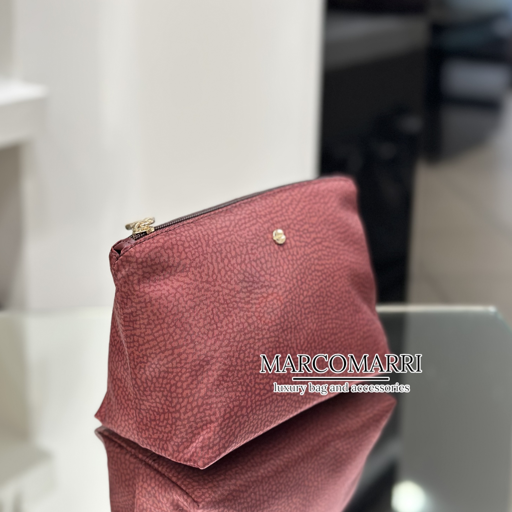 Borbonese Beauty Case Merlot - immagine 3