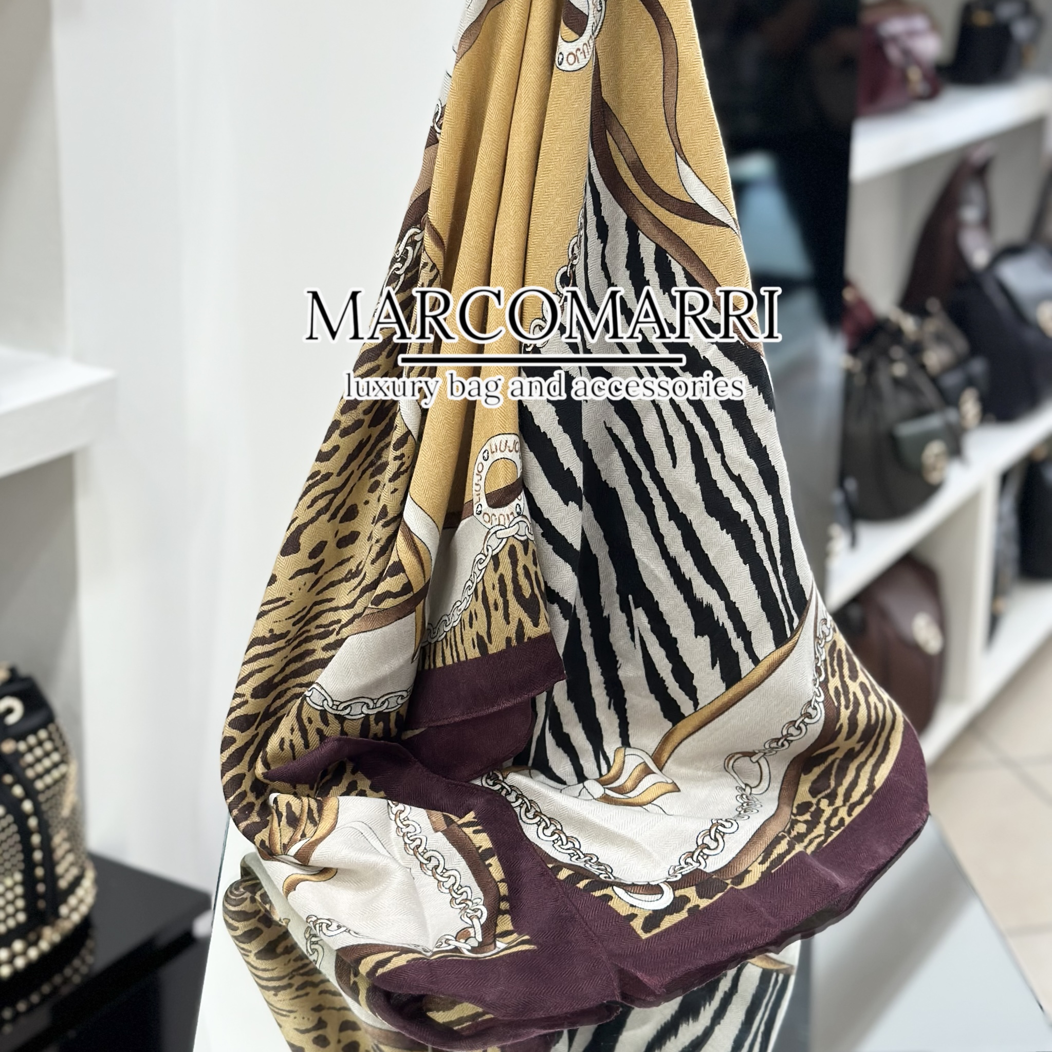 Liu Jo Foulard ribbon animalier - immagine 3