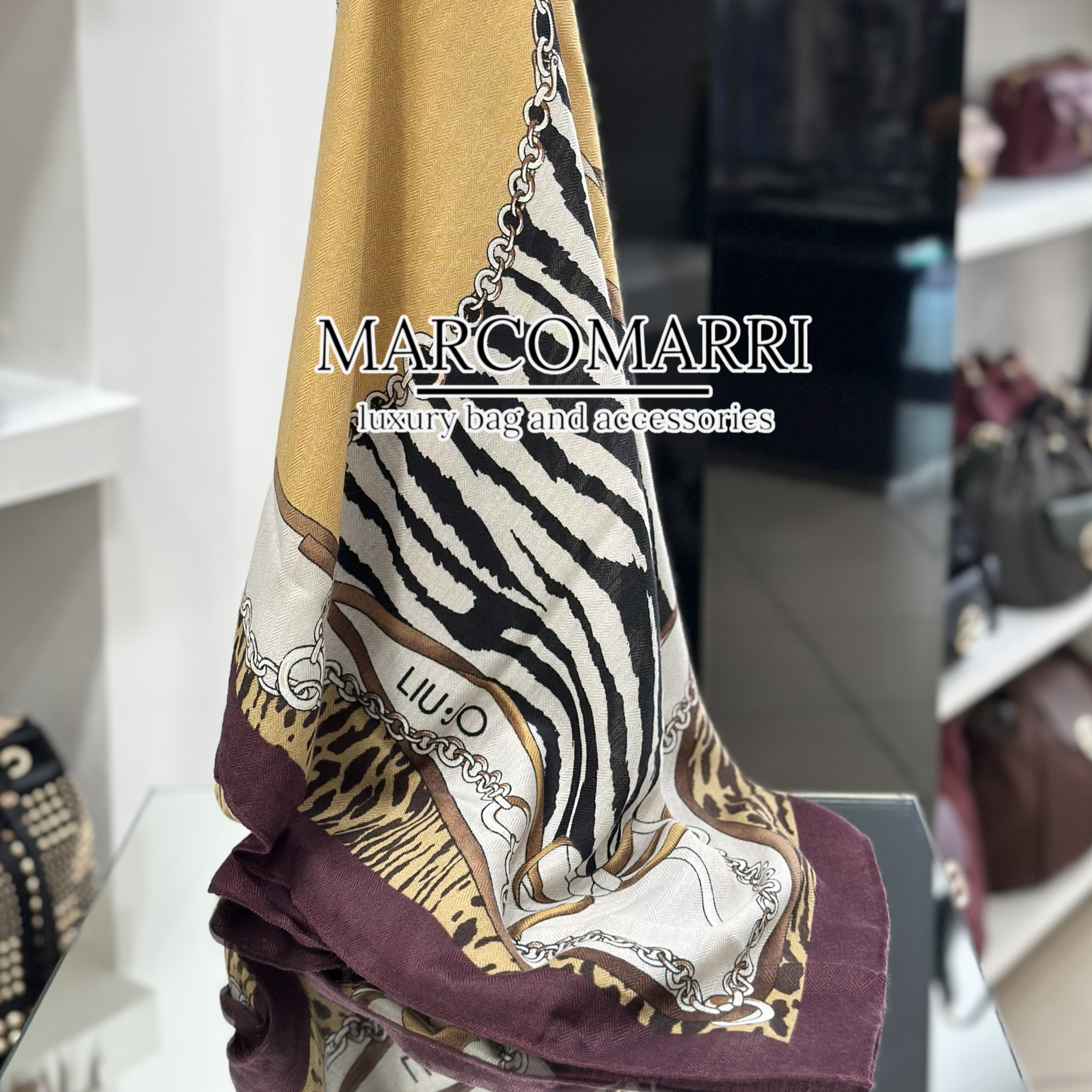 Liu Jo Foulard ribbon animalier - immagine 4