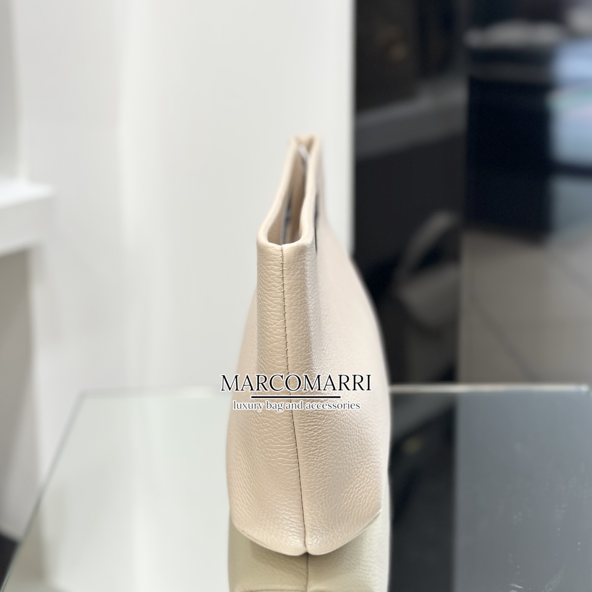 Ioef Dalia Hand Bag in Pelle Beige - immagine 6