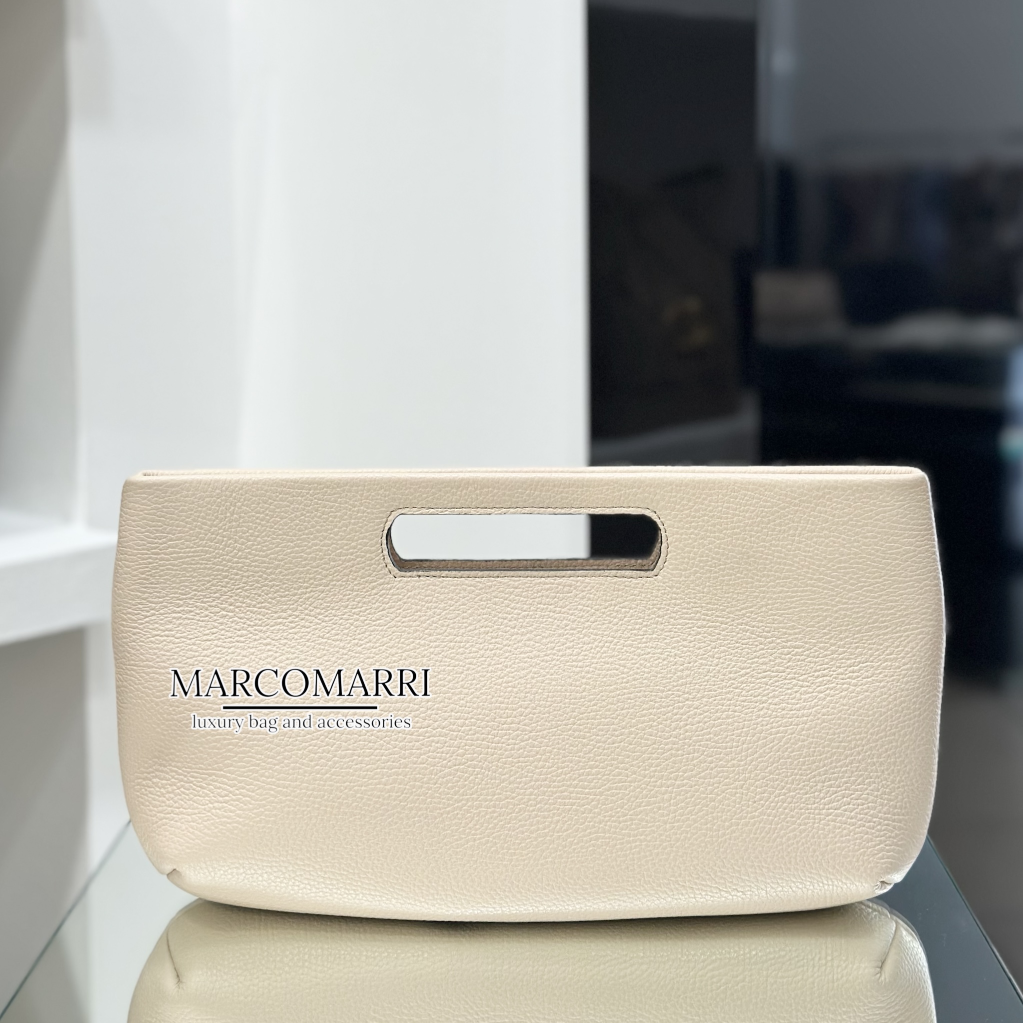 Ioef Dalia Hand Bag in Pelle Beige - immagine 5