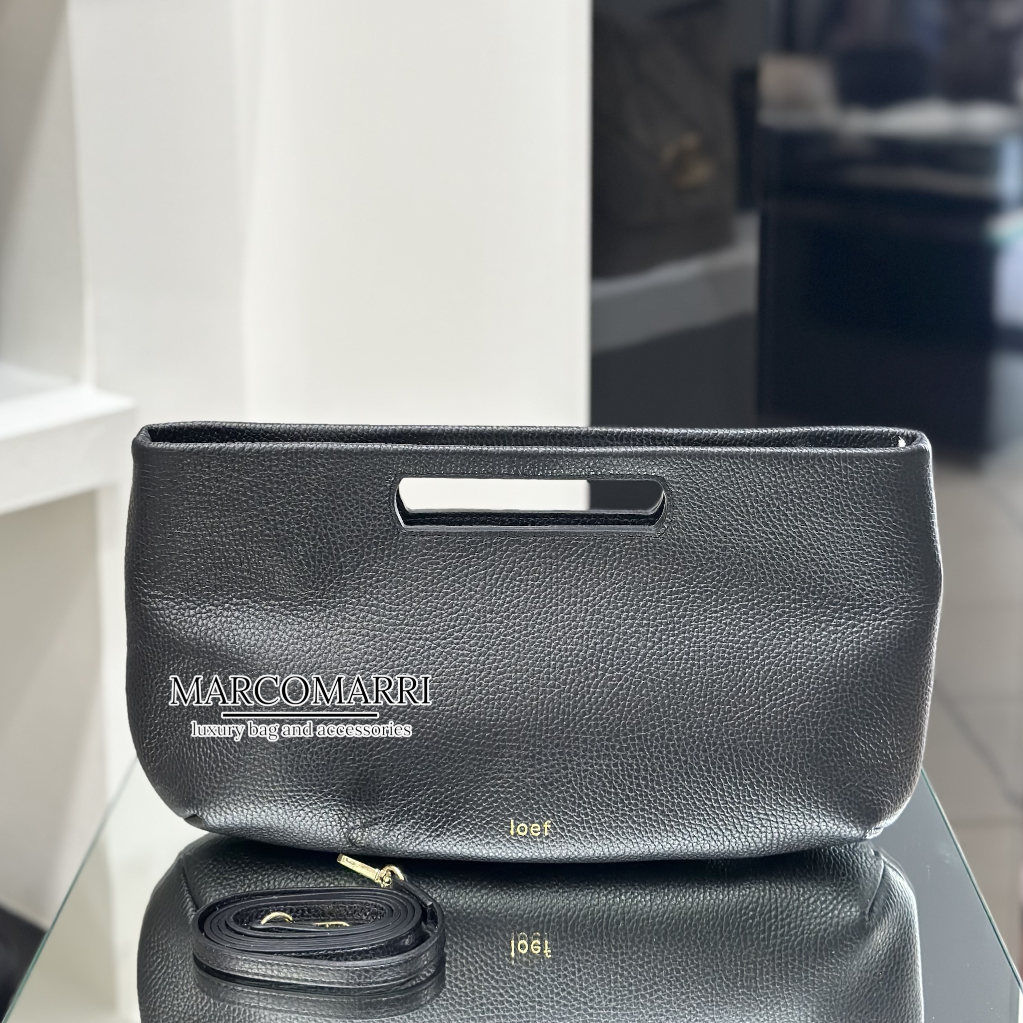 Ioef Dalia Hand Bag in Pelle Black - immagine 4