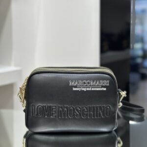 Tracolla Scomparti Lettering Black