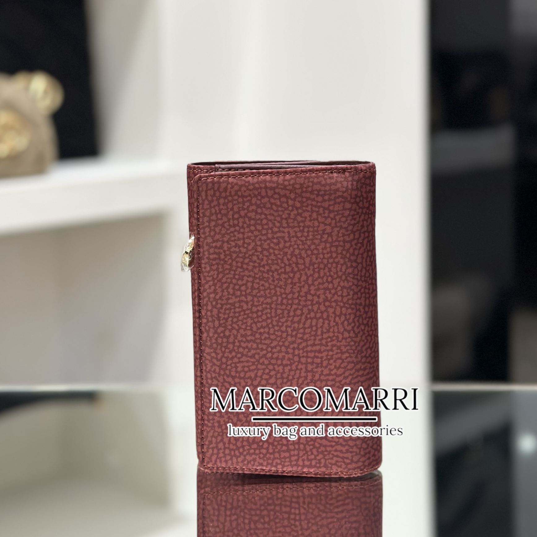 Borbonese Portafoglio Medio Merlot - immagine 3