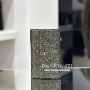 Borbonese Portafoglio Medio Verde Militare