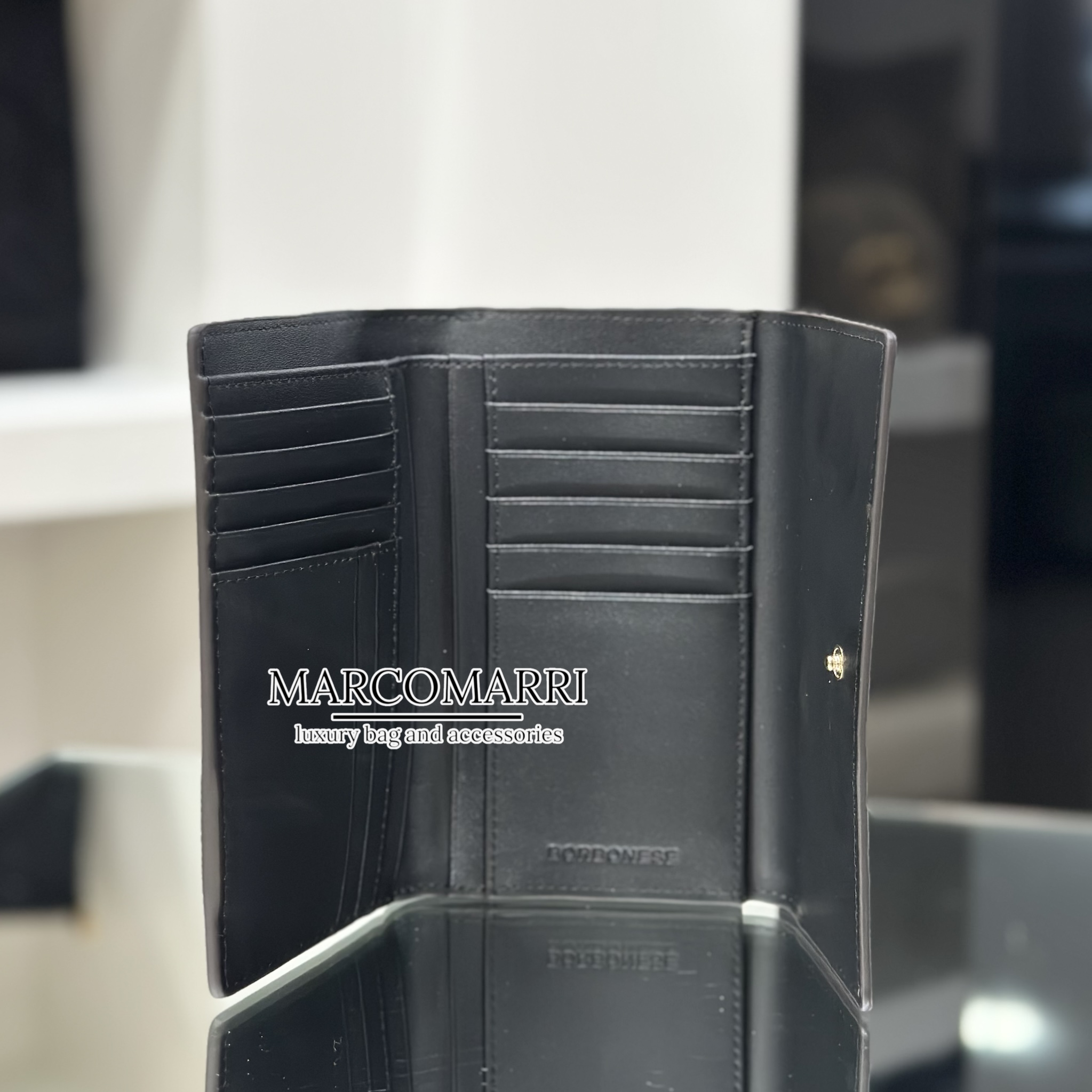 Borbonese Portafoglio Medium Graffiti Op/Black - immagine 6