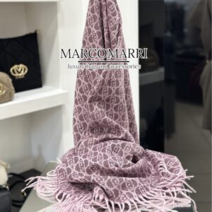 Liu Jo Stola con logo monogram red aubergine