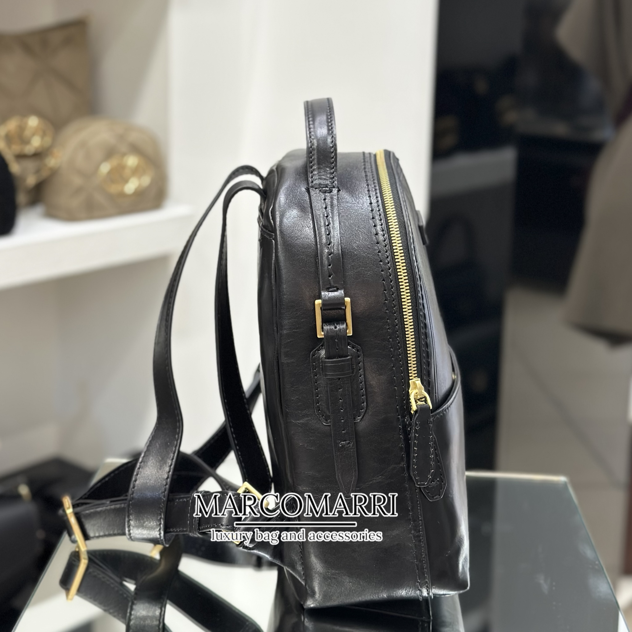 The Bridge Zaino in pelle nero - immagine 6