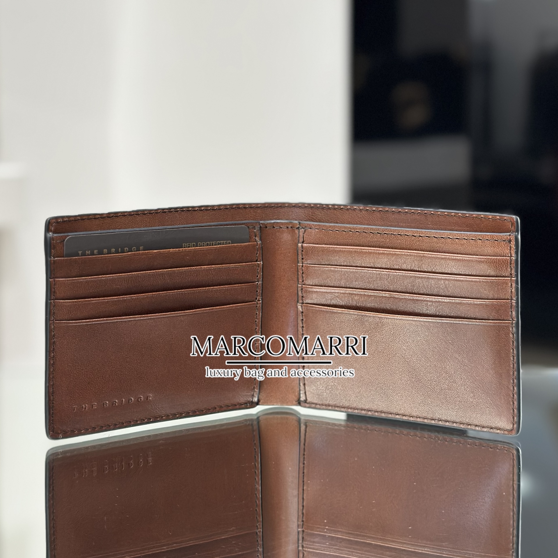 The Bridge Portafoglio Jacopo Slim Cuoio - immagine 4