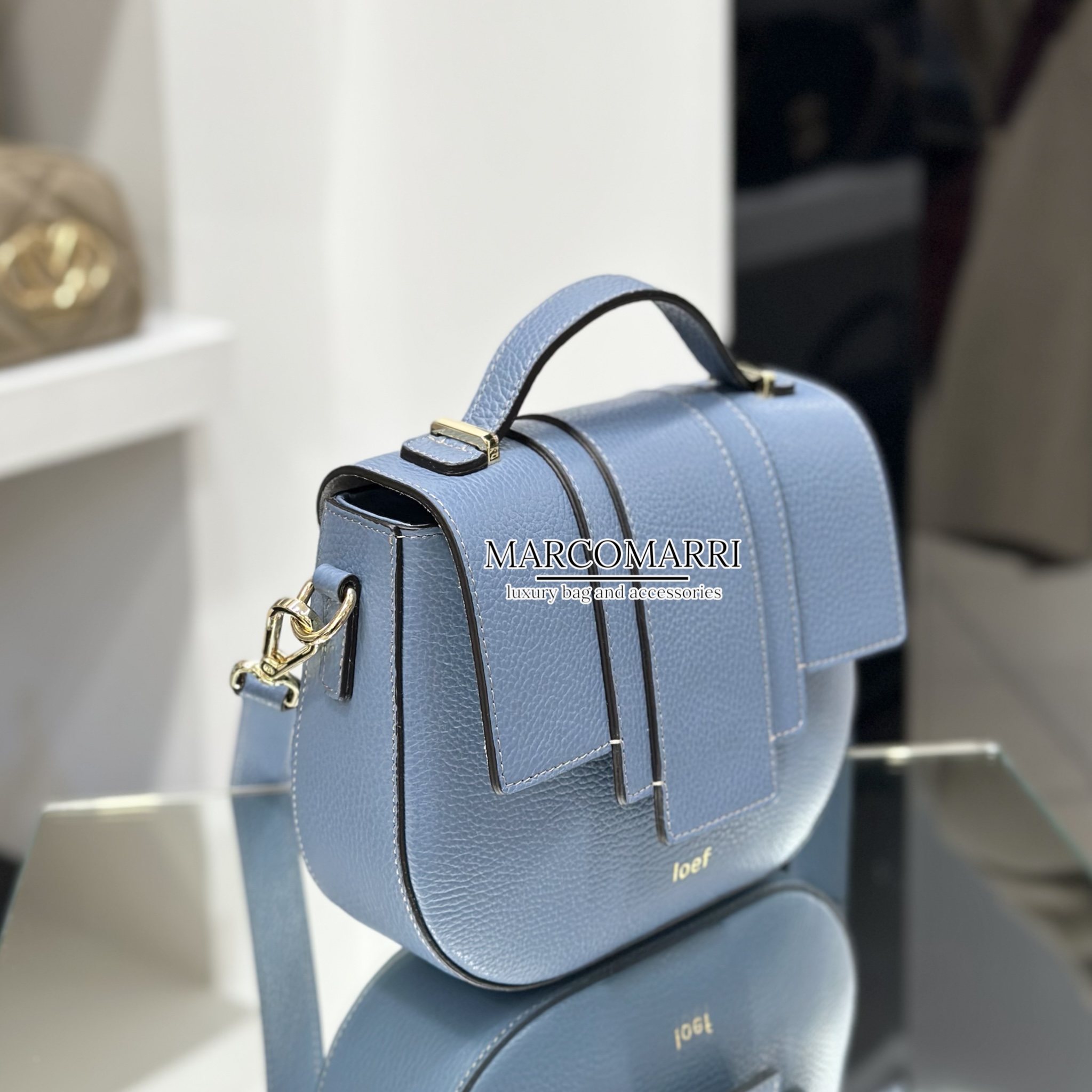 Ioef Kim Tracolla in Pelle Blu Fairy - immagine 3